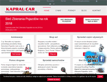 Tablet Screenshot of kapral-car.pl